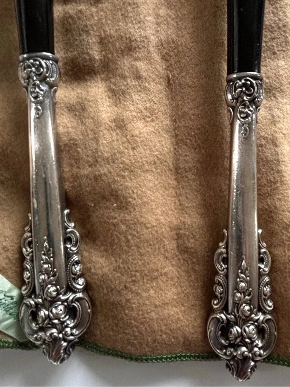 Vintage Royal Danish International Sterling Silver .925 Salad Serving Set MCM